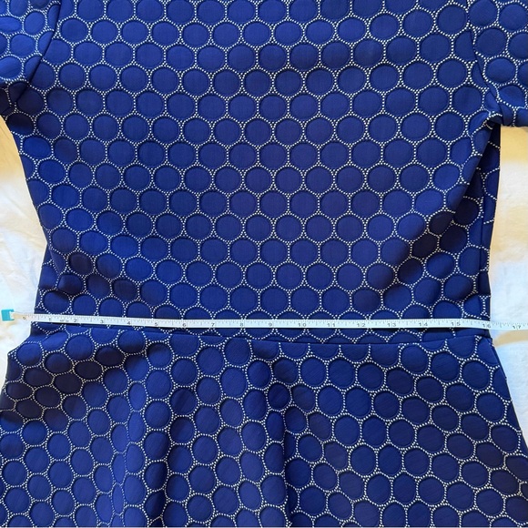 NWT Women’s Leota Seraphina Textured Knit Dress - Size XL - Navy - Picture 9 of 16